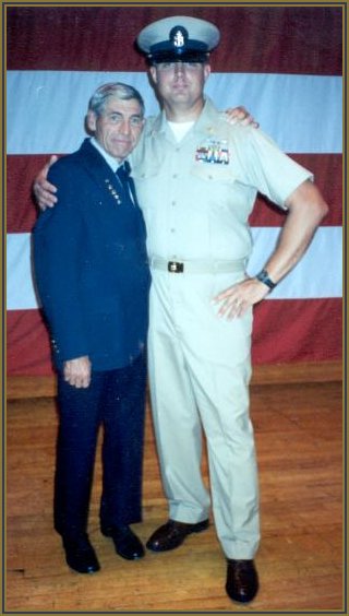 James Weaver and James Jr. who is a Chief Petty Officer on active duty in the United States Navy  